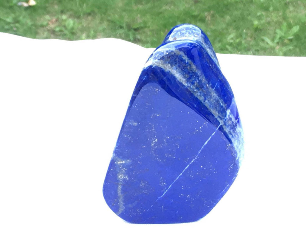 Lapis lazuli naturally shaped sculpture 375 grams 10x7x3cm