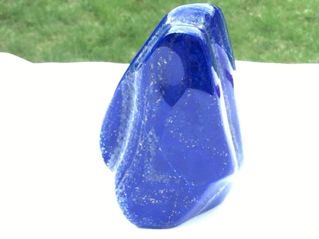 Lapis lazuli naturally shaped sculpture 375 grams 10x7x3cm
