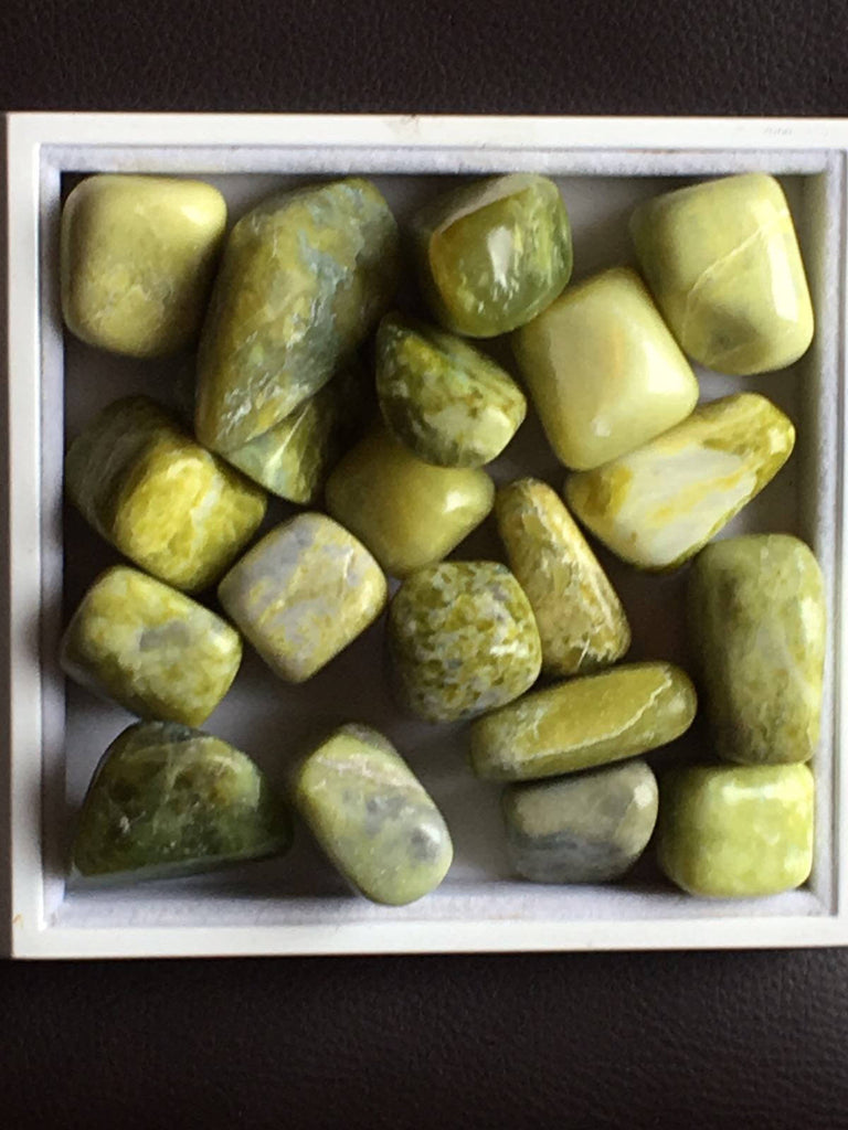 A Set of 20 Serpentine Tumble stone  (20-30mm)
