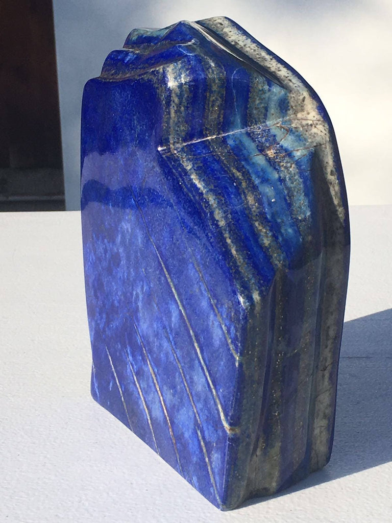 Lapis lazuli naturally shaped sculpture 4.5KG  19x18x6cm