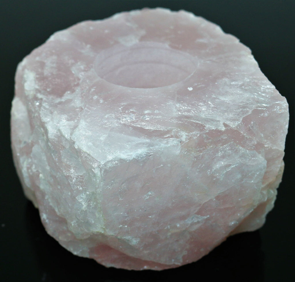 Rose Quarts Tea light 48Hour Delivery UK Tracked