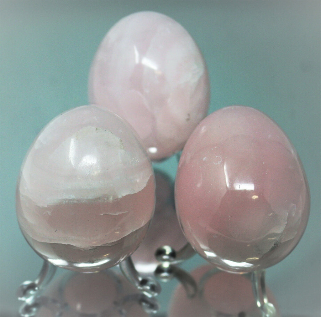 Mangano Calcite Egg - Pink Egg like Rose Quartz