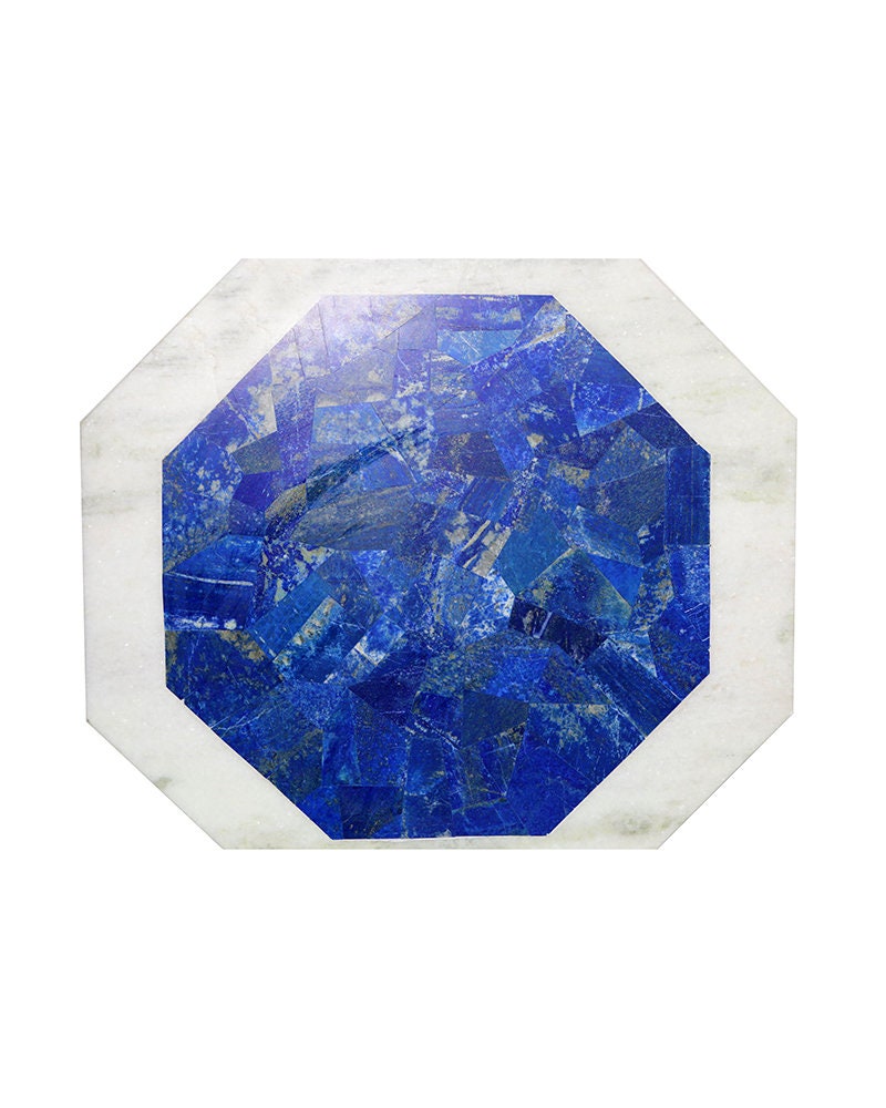 Lapis Lazuli table - 61x61 cm
