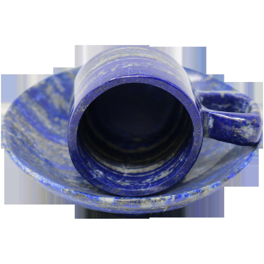 Lapis Lazuli Cup & Saucer- 6x6x1cm