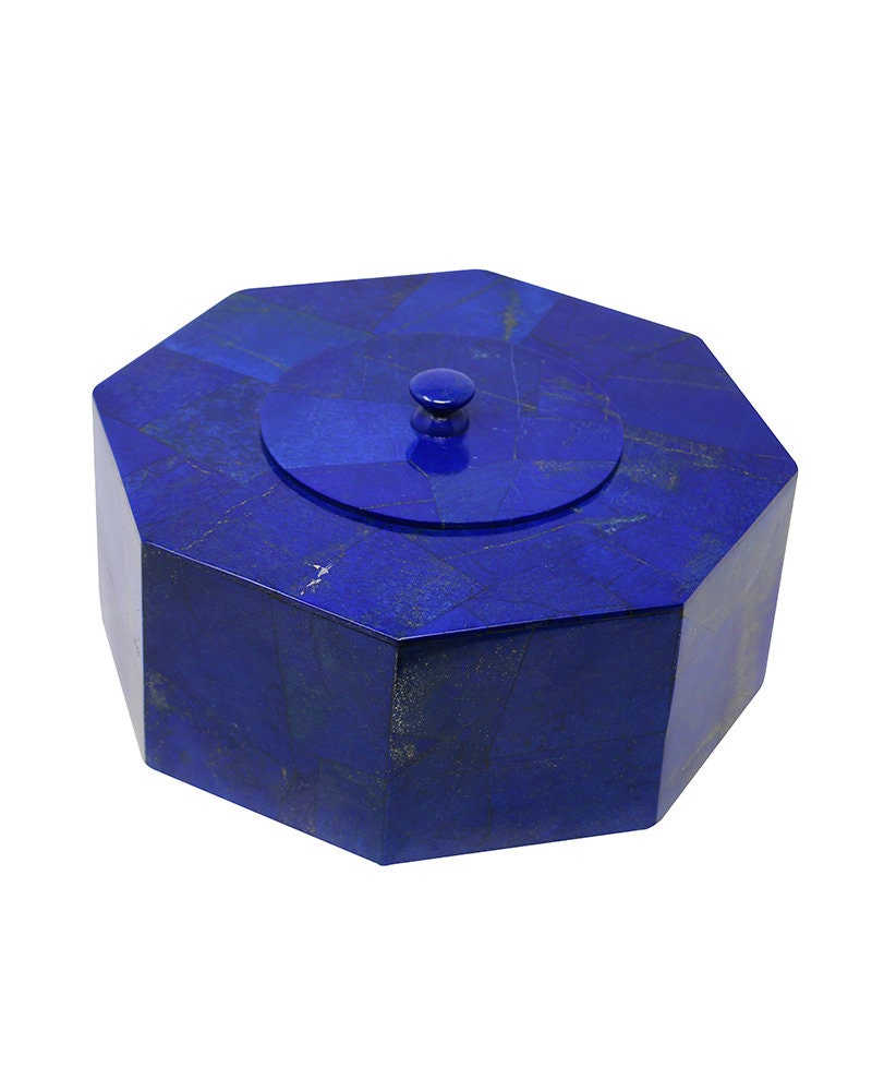 Lapis Lazuli Semi Precious Jewellery Box