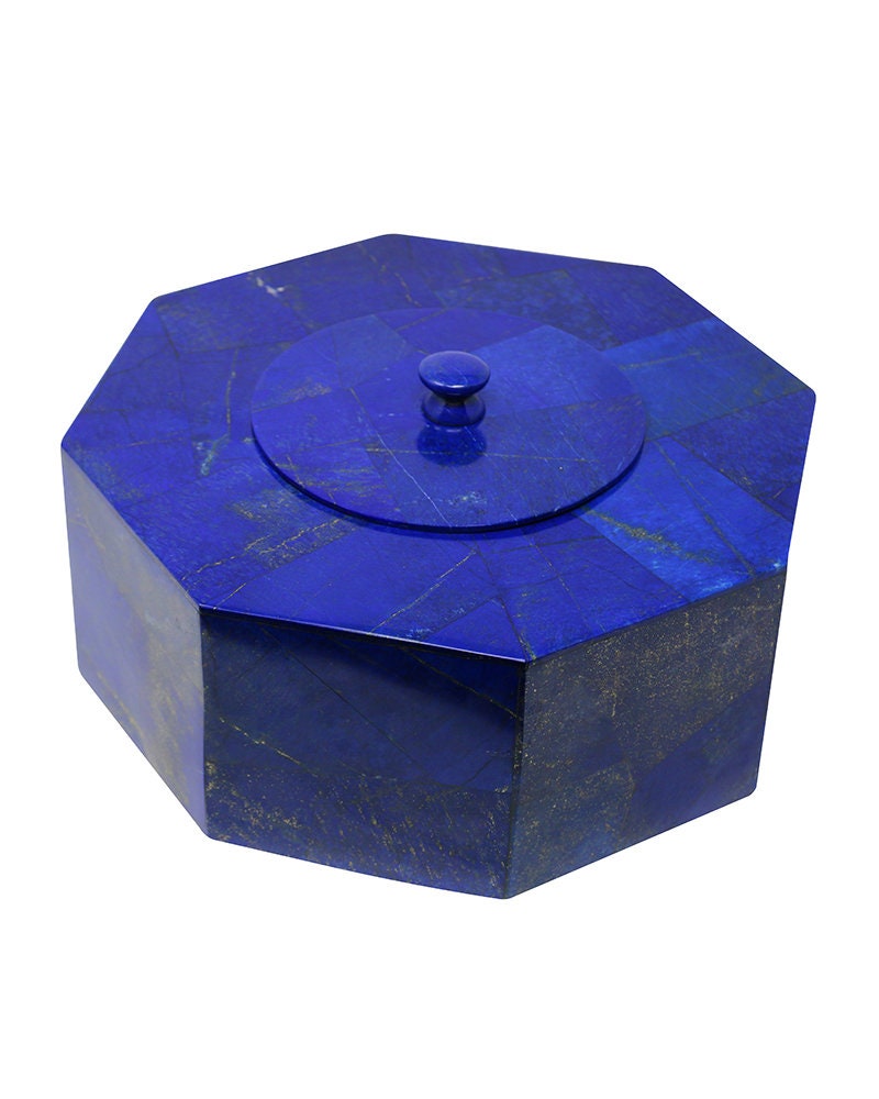 Lapis Lazuli Semi Precious Jewellery Box