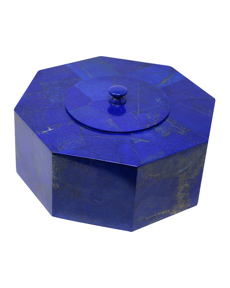 Lapis Lazuli Semi Precious Jewellery Box