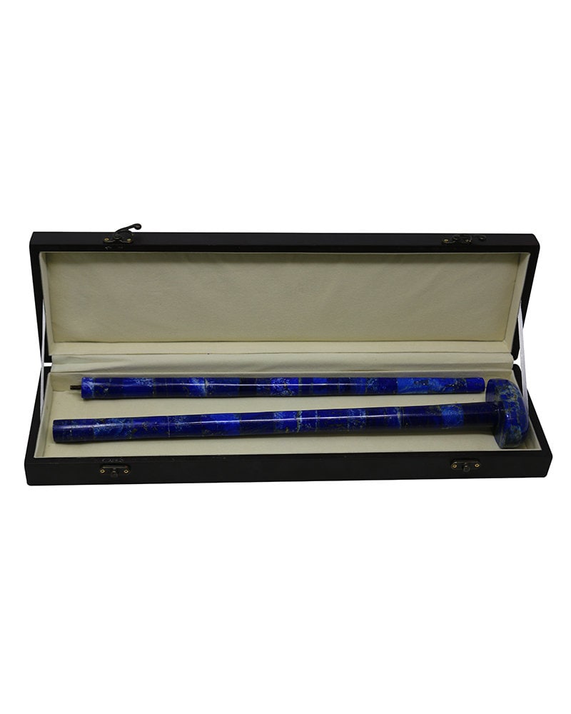 Lapis Lazuli walking stick  83cm