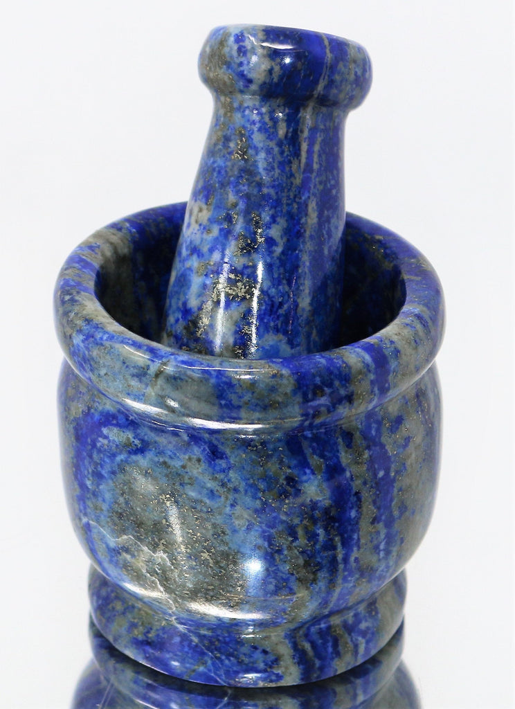 Lapis Lazuli Pestle and Mortar - 7x7x6cm