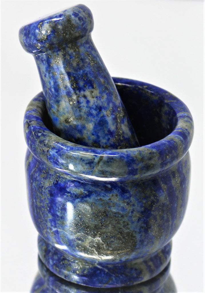 Lapis Lazuli Pestle and Mortar - 7x7x6cm