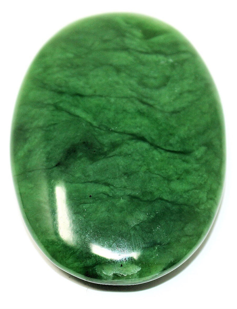Nephrite Jade Palm Stone 3/4cm