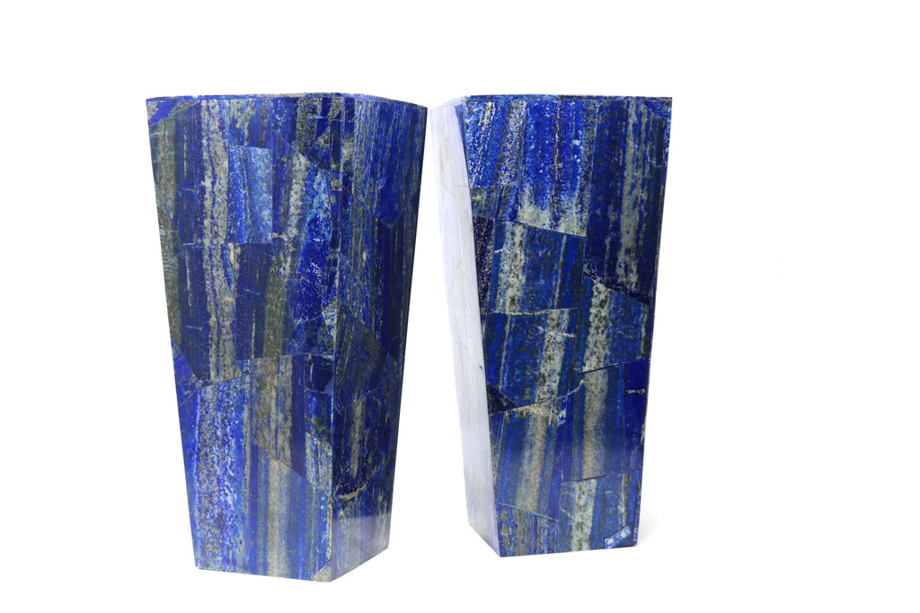 Lapis Lazuli flower pot/ Vases
