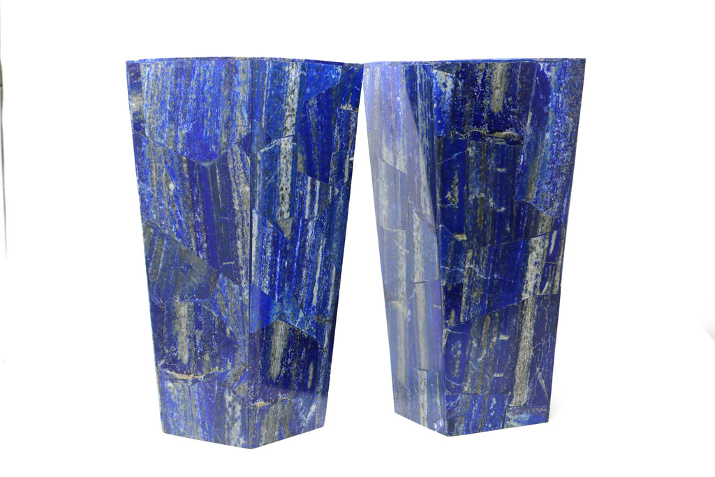 Lapis Lazuli flower pot/ Vases