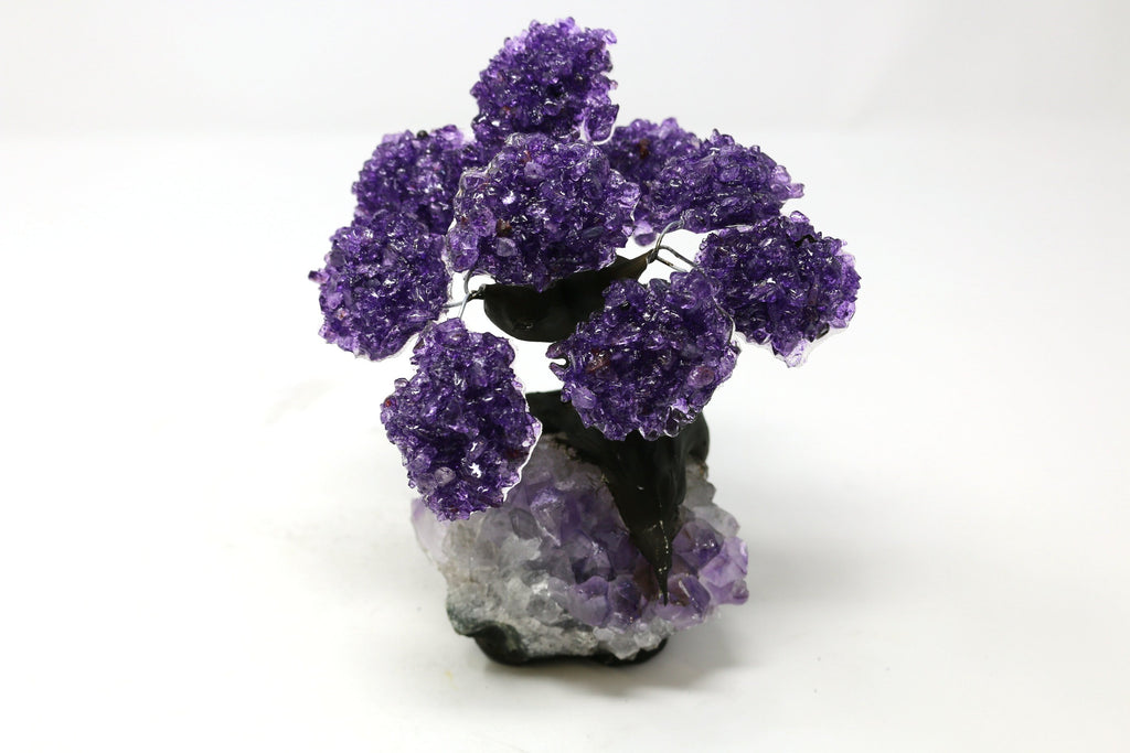 48HR PRIME DELIVERY!!! FREE*****Medium Amethyst Tree on Amethyst Base (Bonsai Tree)
