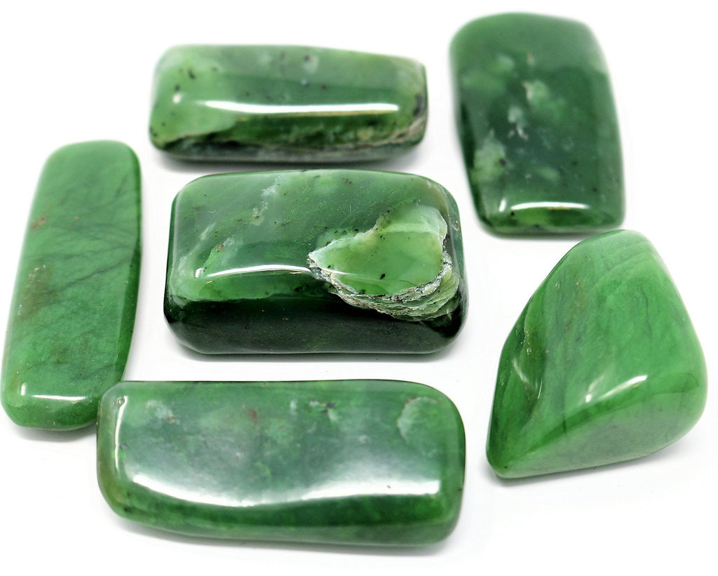 Nephrite Jade Tumblestone - (20-40mm)