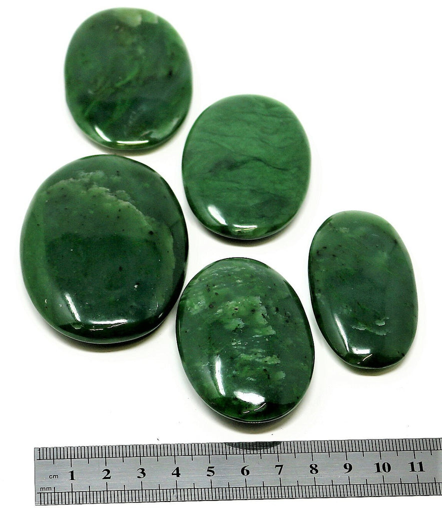 Nephrite Jade Palm Stone 3/4cm