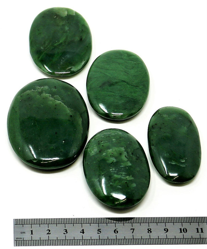 Nephrite Jade Palm Stone 3/4cm