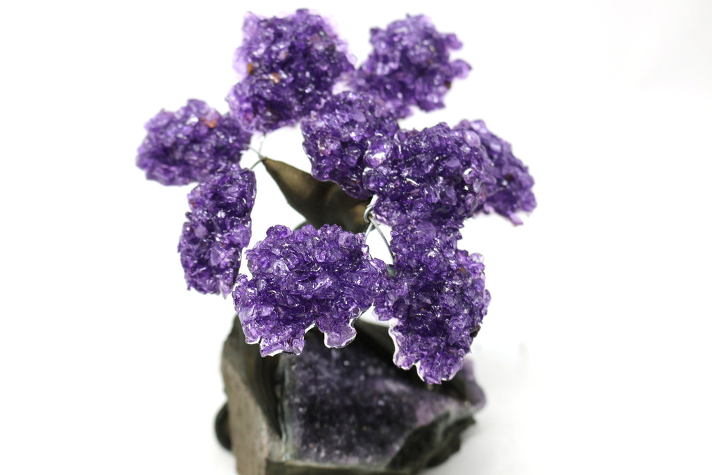 48HR PRIME DELIVERY!!! FREE*****Medium Amethyst Tree on Amethyst Base (Bonsai Tree)