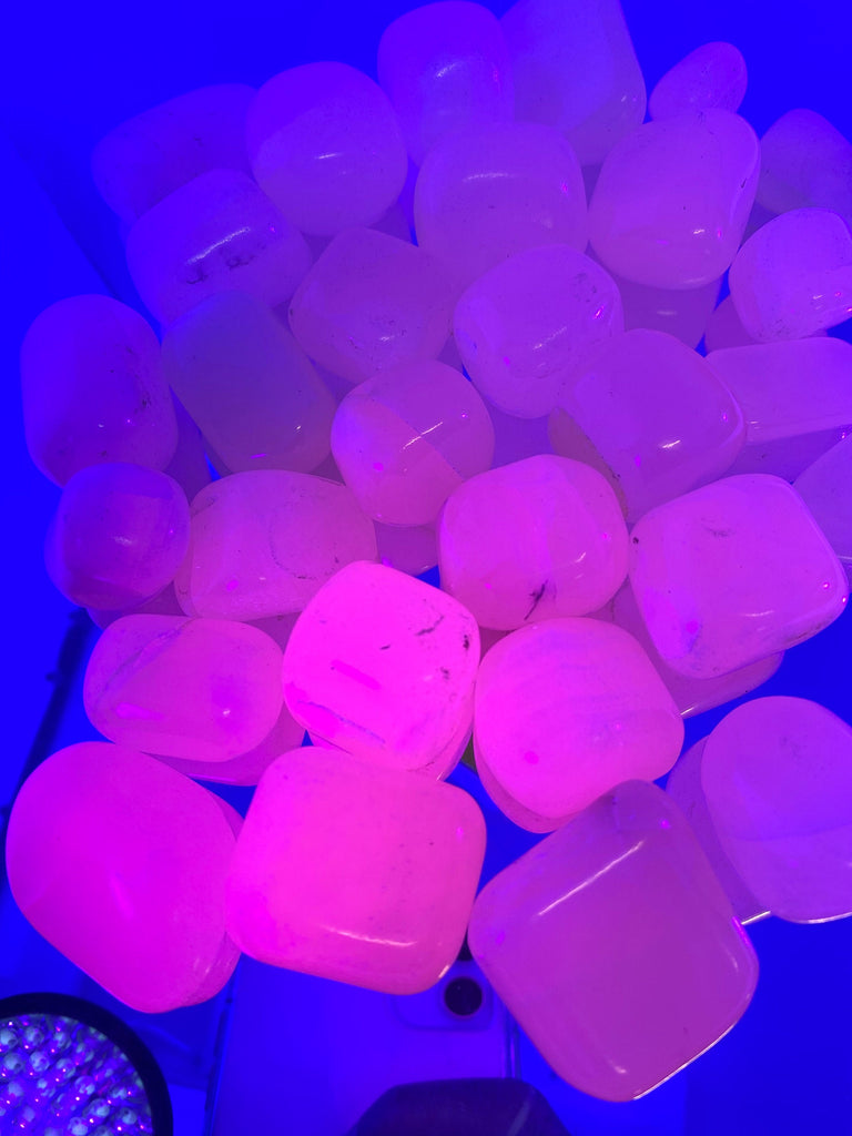 Mangano Calcite Tumbled Stone  2Pcs