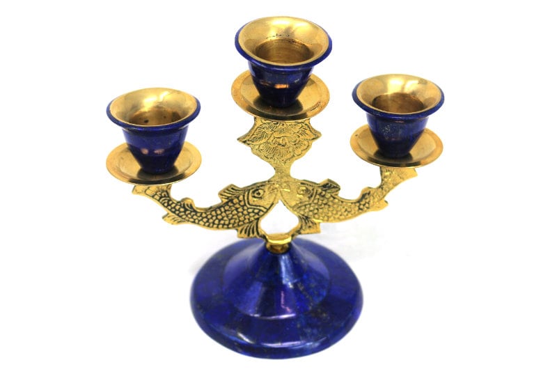Lapis Candle Holder