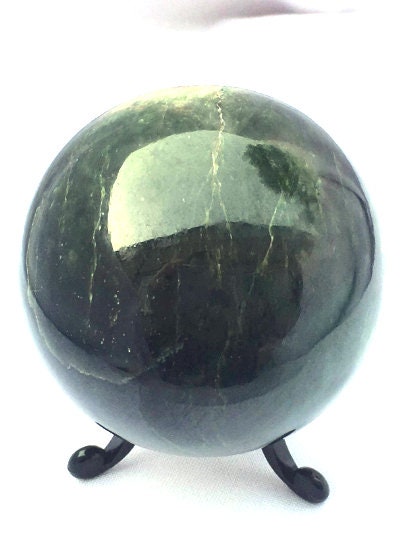 Nephrite Jade Sphere 63 - 535grams