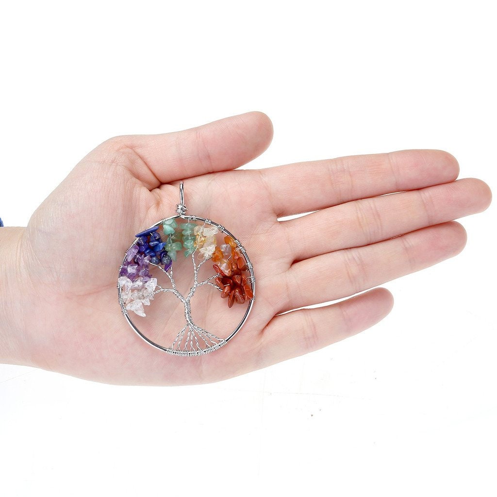 7 Tree Life Chakra Pendant