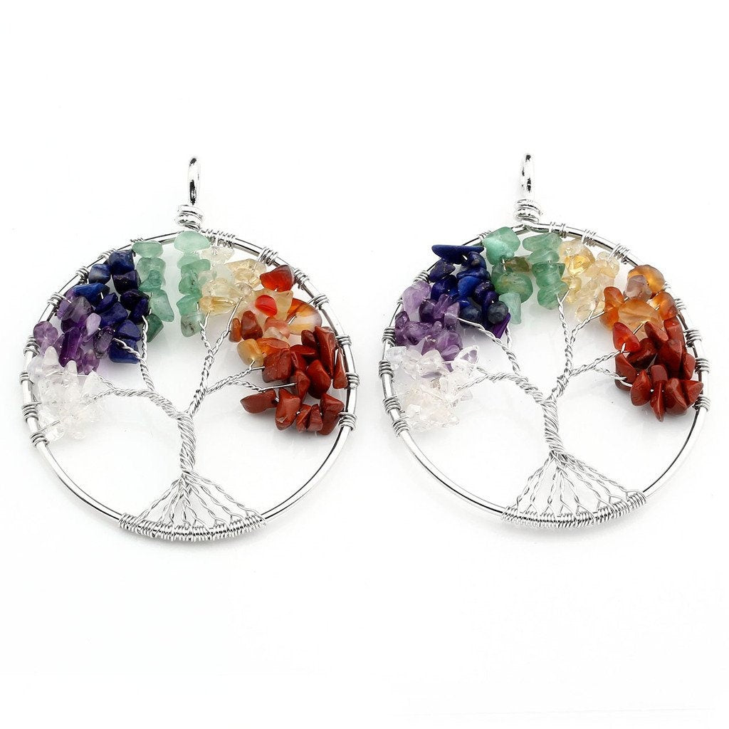 7 Tree Life Chakra Pendant