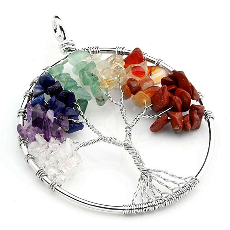 7 Tree Life Chakra Pendant