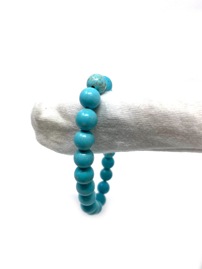 Genuine & Natural Turquoise Bracelet 8mm