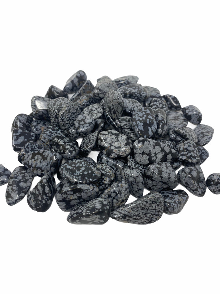 Snowflake Obsidian Tumblestone 20-30mm