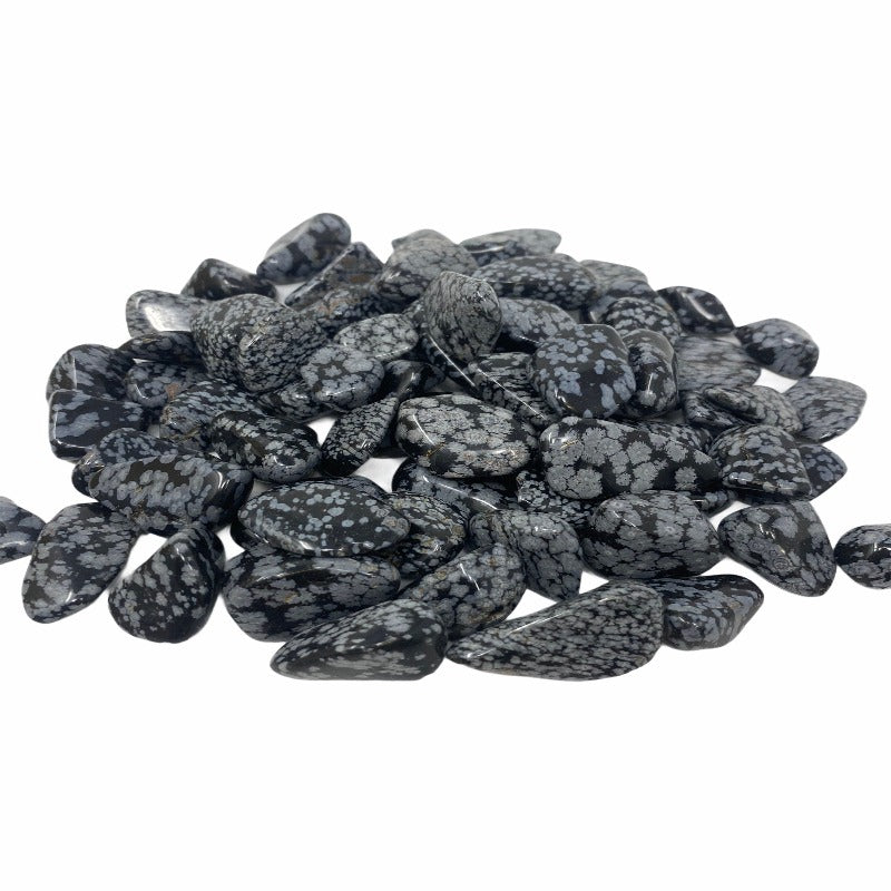 Snowflake Obsidian Tumblestone 20-30mm 1pc