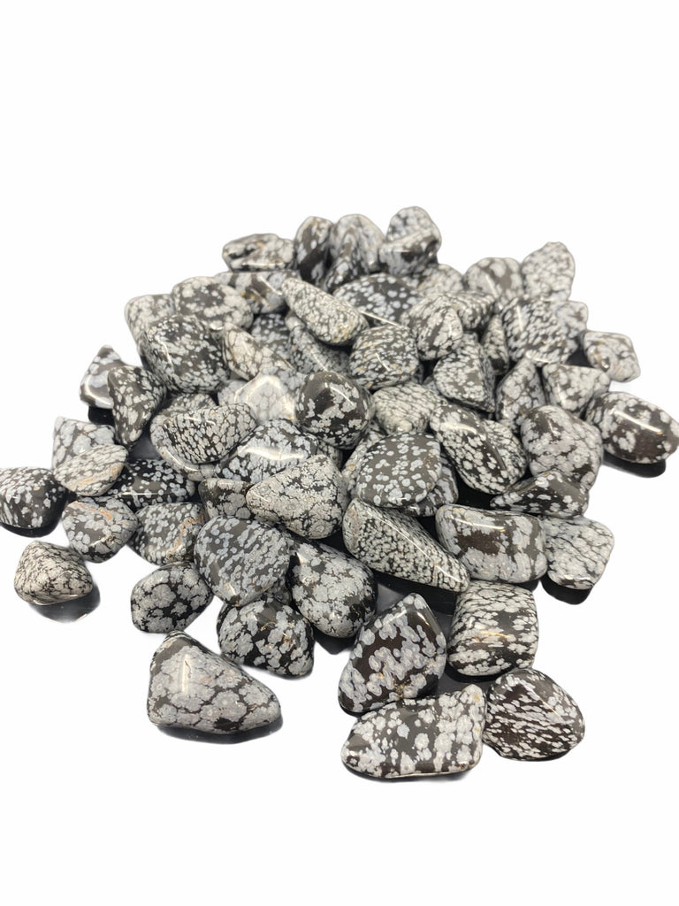 Snowflake Obsidian Tumblestone 20-30mm