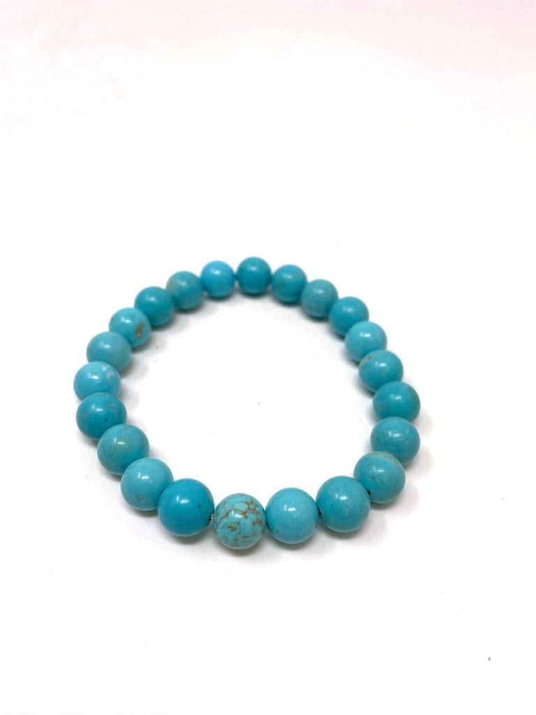 Genuine & Natural Turquoise Bracelet 8mm
