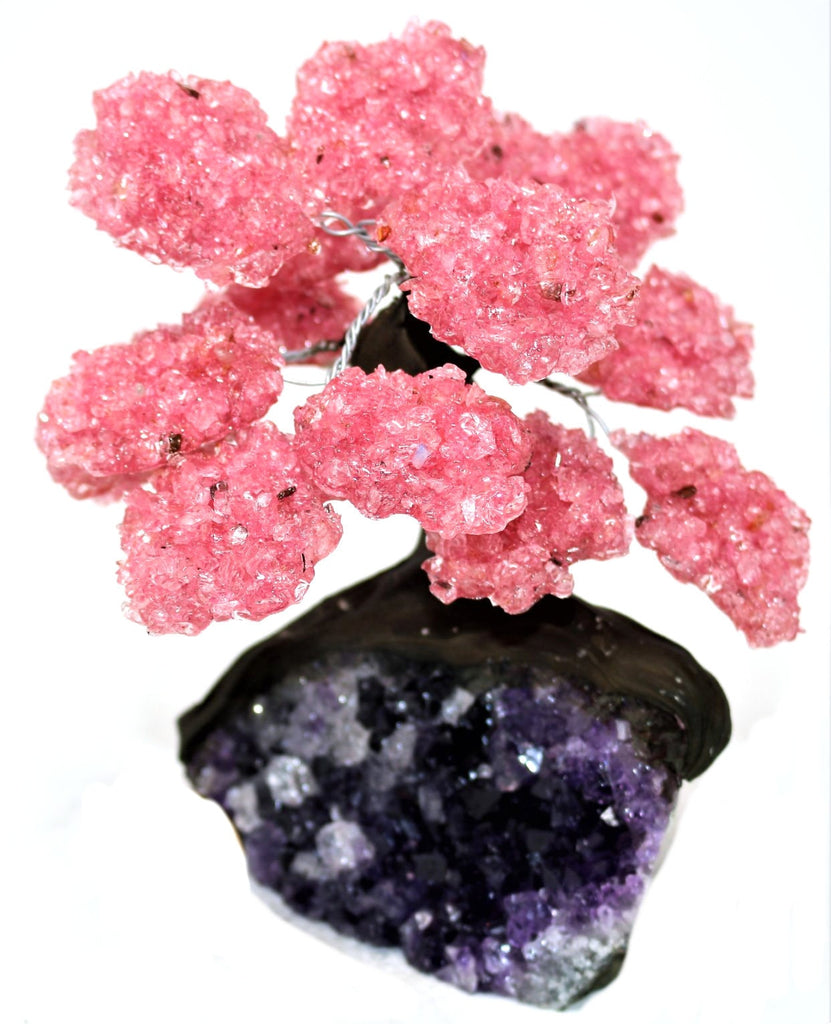 24Hrs Tracked *Free Delivery UK* Large Amethyst Clustered Gemstone Tree 15 Branches (The Relaxation Tree)