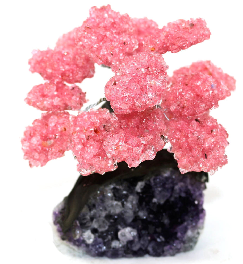 24Hrs Tracked *Free Delivery UK* Large Amethyst Clustered Gemstone Tree 15 Branches (The Relaxation Tree)
