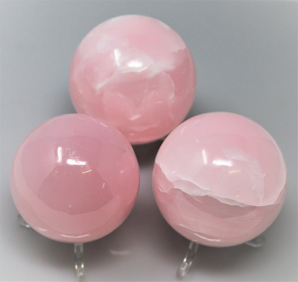 Mangano Calcite Sphere 40mm 1pc of 21