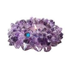 48hr Tracked Delivery Free*  Amethyst Point Gemstone Candle