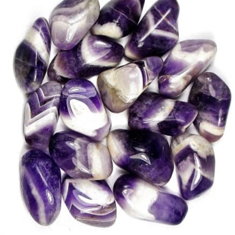 Banded Amethyst Tumblestone  20-30mm