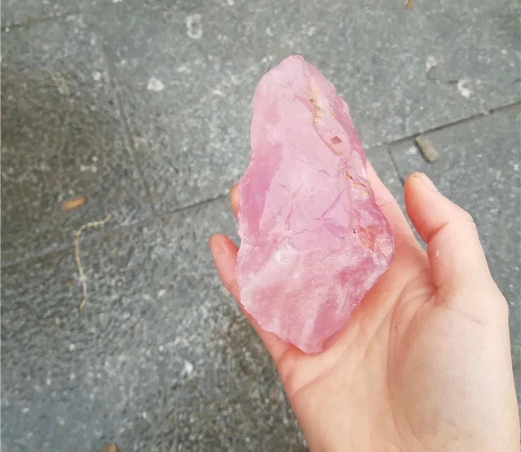 Rose Quartz Rough Chunks 90-130g