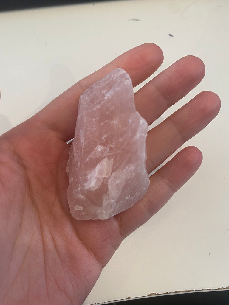 2 x 250gram Rose Quartz Chunk