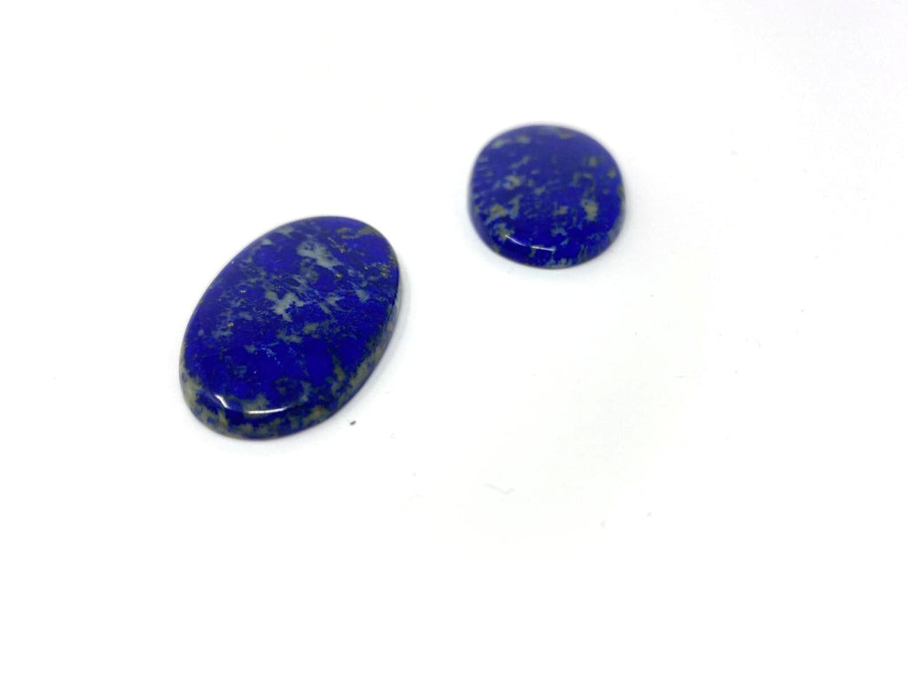 1x Royal Blue Oval Shaped Lapis Lazuli Cabochon AAA 40mm