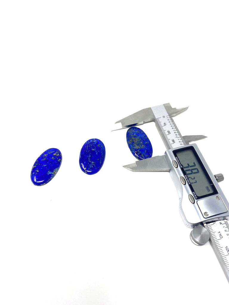 1x Royal Blue Oval Shaped Lapis Lazuli Cabochon AAA 38mm