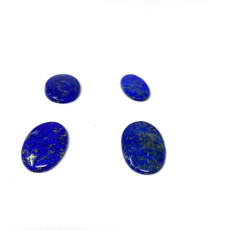 1x Royal Blue Oval Shaped Lapis Lazuli Cabochon AAA 38mm
