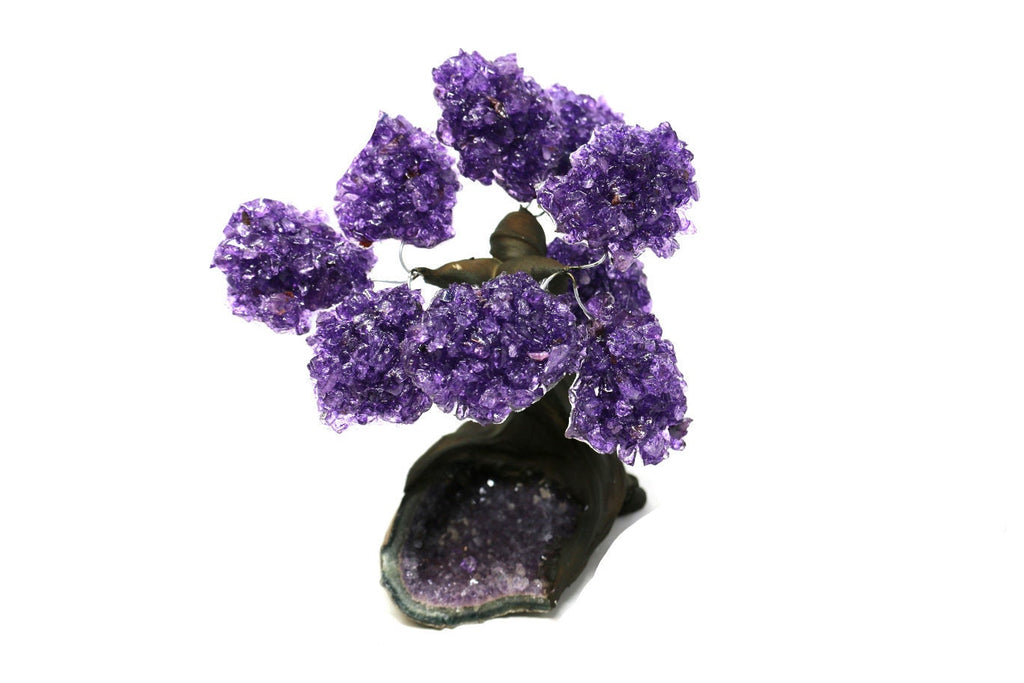 Medium Amethyst Clustered Gemstone Tree  (The Relaxation Tree)