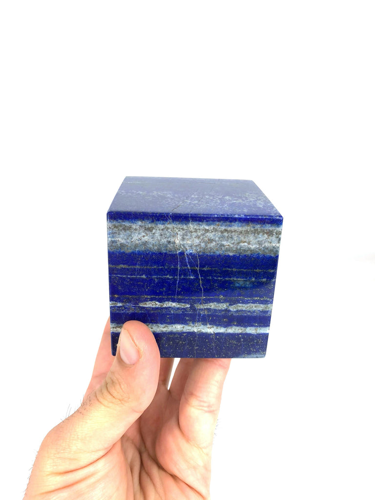 Lapis Lazuli Cube 65 mm