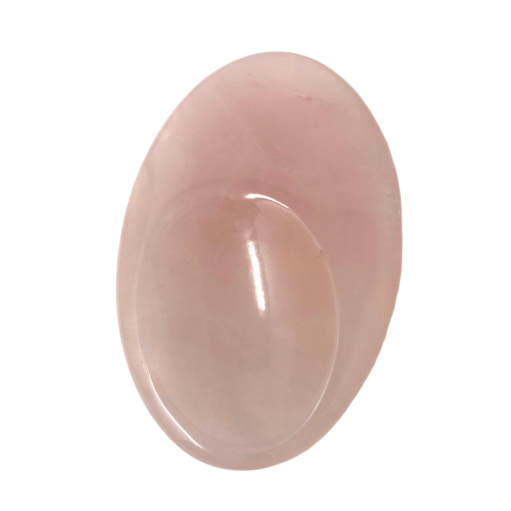 Rose Quartz Thumb Stone 6cm
