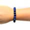 Lapis Lazuli Beaded Bracelet 6mm - Gemstone Bracelet - Bead Stretch Bracelet -  Blue Gemstone Focus Bracelet Jewellery for Men Women