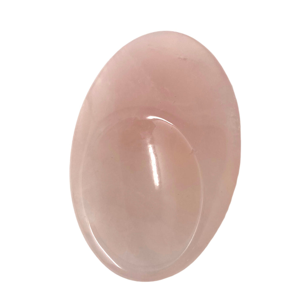 Rose Quartz Thumb stone 60mm