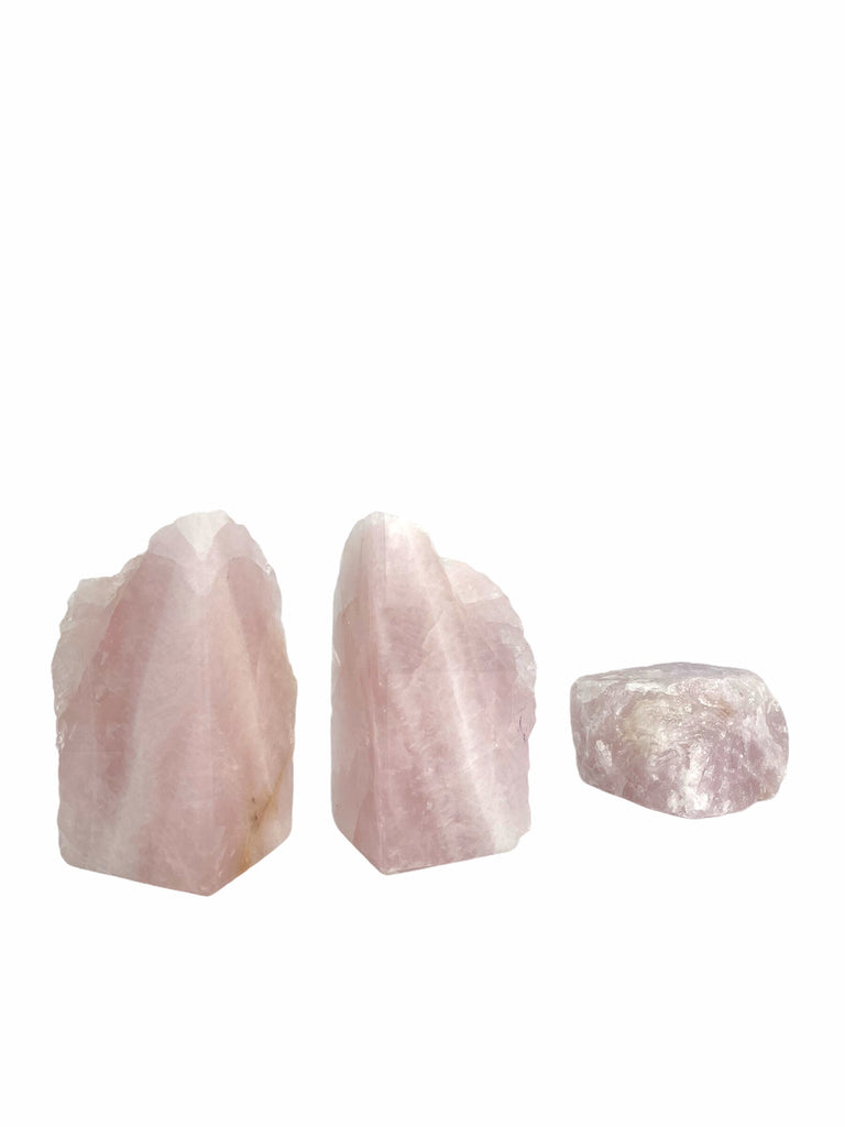 Rose Quartz Bookends 1.5/2KG