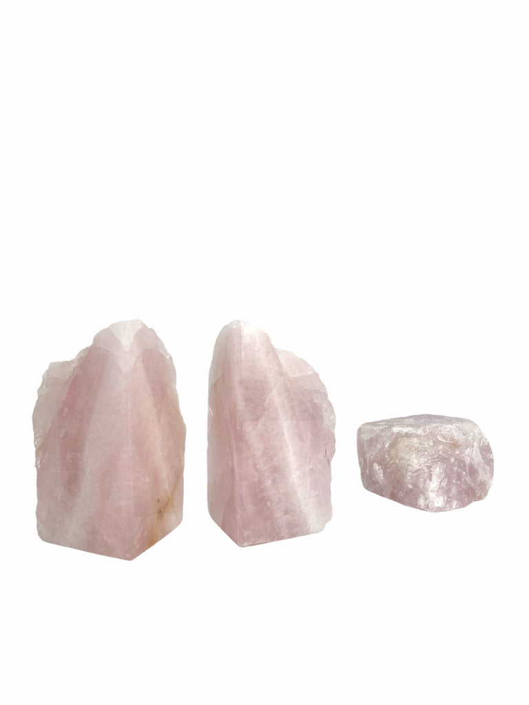 Rose Quartz Bookends 2KG